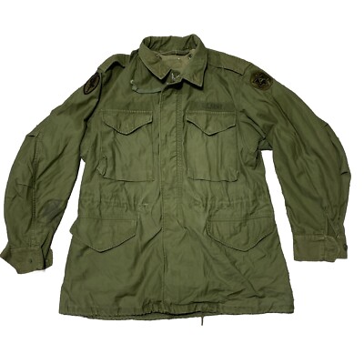 VTG M-65 Field Jacket OG 107 Vietnam War Era US Army Coat 6th