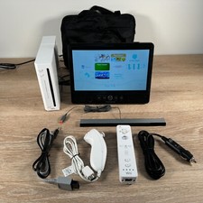 Nintendo Wii Console w/ 10" LCD Portable Screen CAR HOME Monitor Setup Gamecube