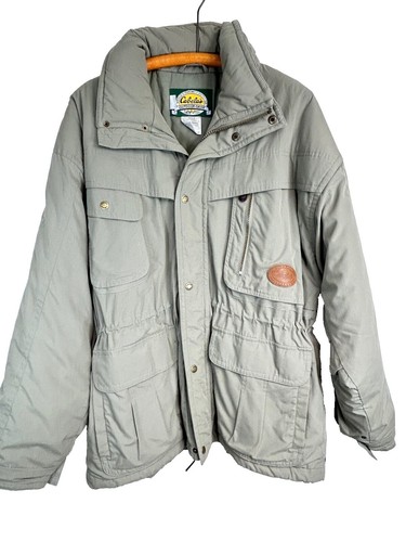 Cabelas GoreTex Jacket Mens Size LT Red Hooded Lined Winter