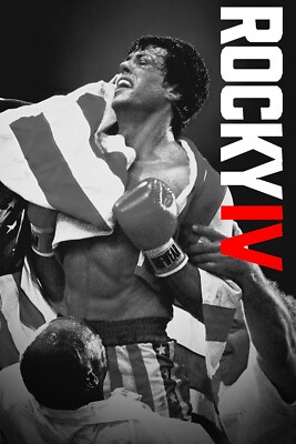 1985 Rocky IV Movie Poster 11X17 Rocky Balboa Italian Stallion