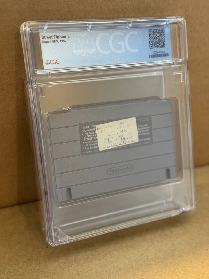 Super Nintendo SNES Street Fighter 2 CGC Graded 6.5 CLASSIC TITLE - NOT WATA - Image 2 of 2