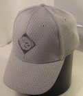 NC+ Seeds Hat Unisex Gray Adjustable Modern Farmer Cap Solid Jersey Mesh New NOS
