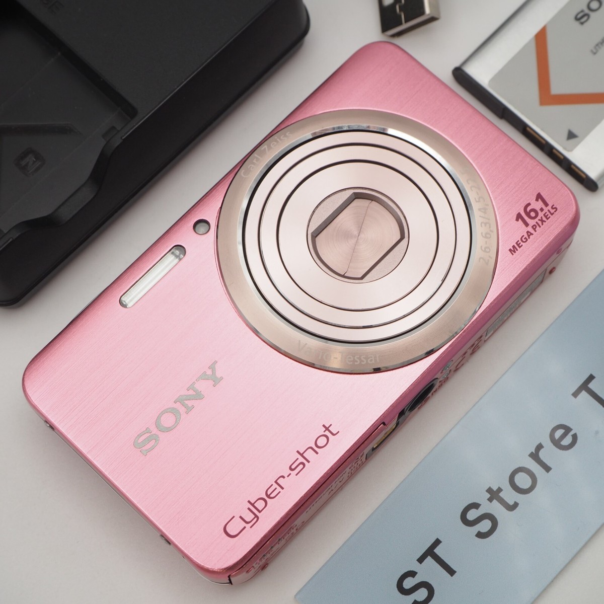 Mint] SONY Cyber Shot DSC-W630 Pink Digital Camera 16.1MP 5x Zoom