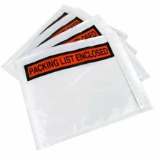 1000 Packing List Enclosed Panel Face Envelopes 4.5 x 6 Shipping Envelope Pouch