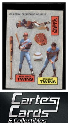 Ron Davis | Kent Hrbek | Tom Seaver 1984 Topps Rub-Downs #NNO
