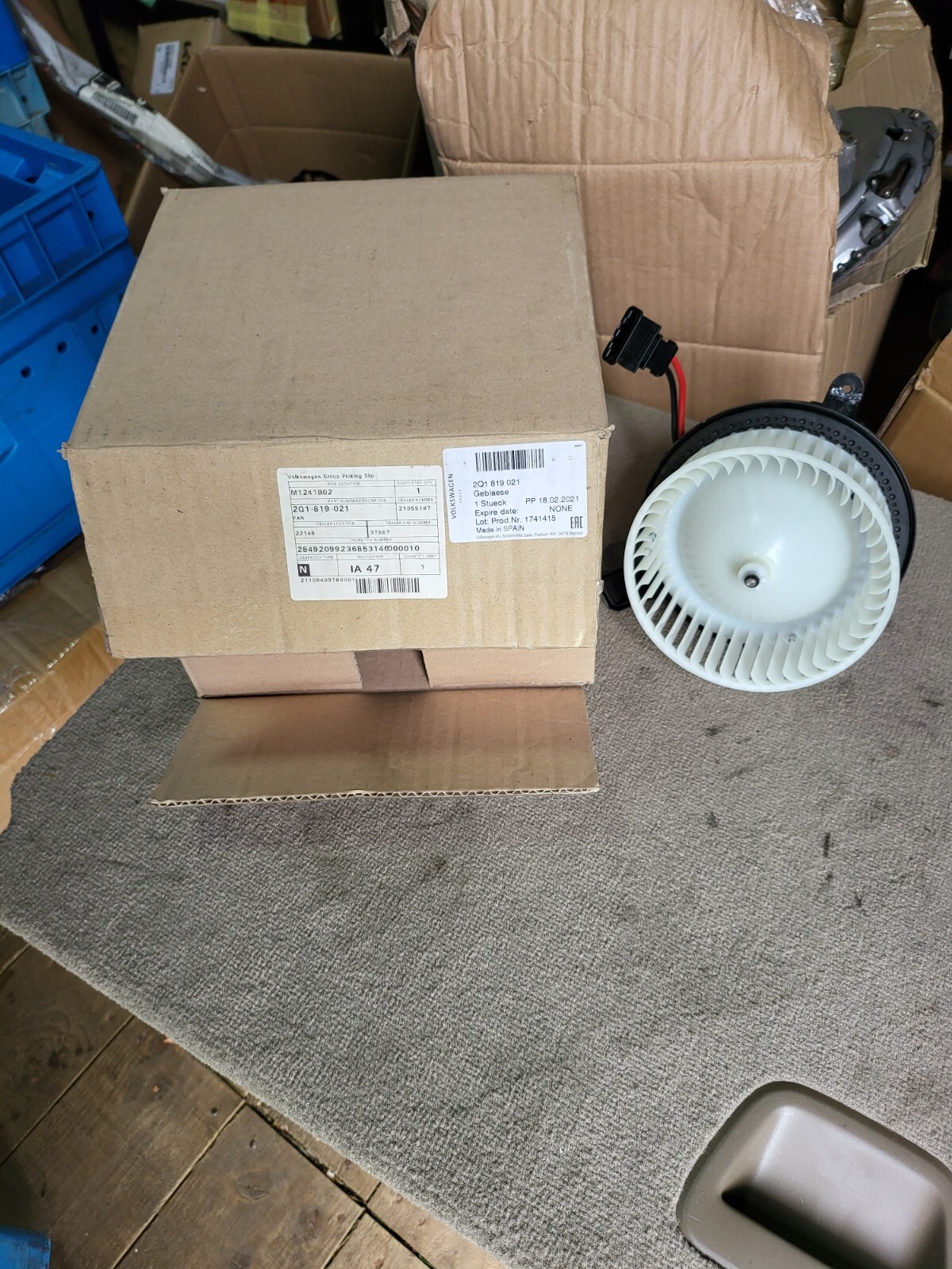 Heater Blower Motor SEAT IBIZA V KJ 2Q1819021 1.0 48kw Chyc 219992 