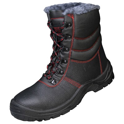 NITRAS Sicherheitsschuhe Winterstiefel 7208 BASIC STEP MID S3 gefüttert Stiefel