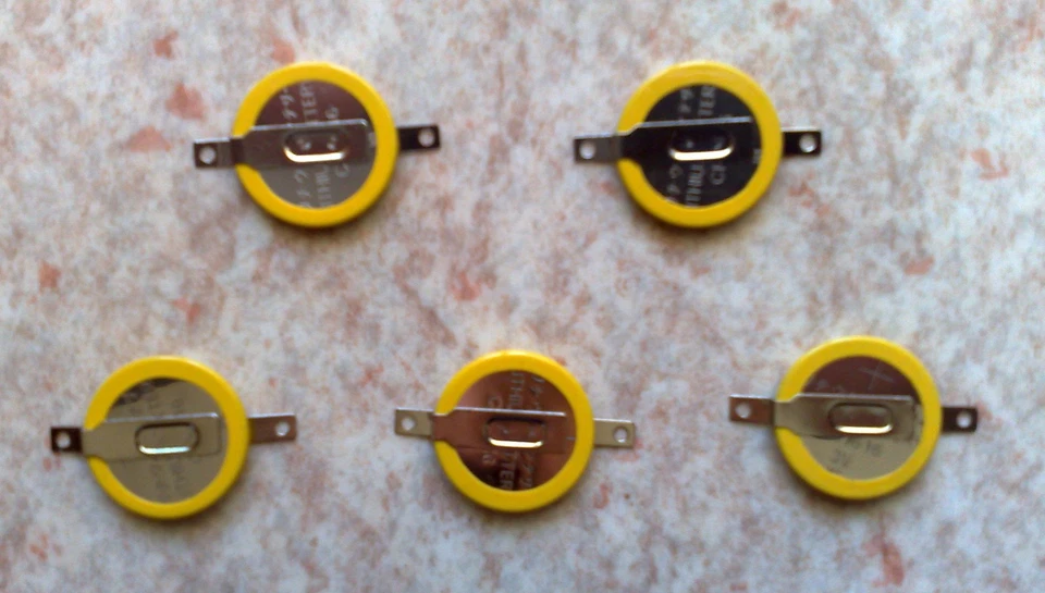 5 Batterie di ricambio CR1616 per Pokemon Rosso, Rubino ecc. - Game Boy - Salva