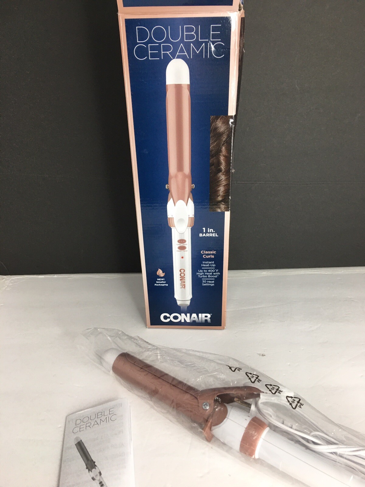 Conair Double Ceramic 1 Inch Curling Wand - Open Box or New
