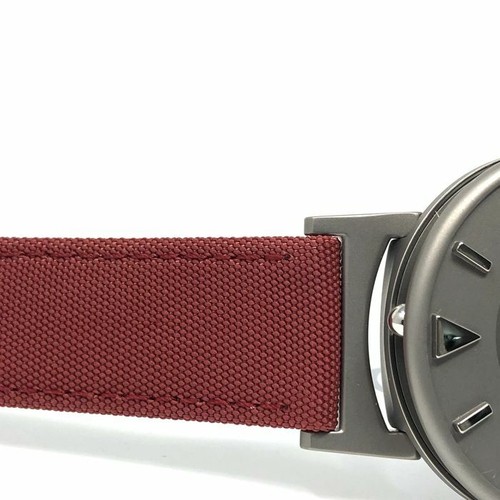 Eone - Bradley Titanium Crimson with Red Canvas/ Leather strap - Original . - Picture 4 of 10