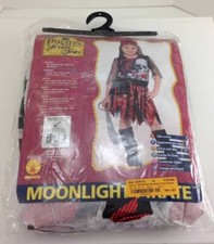 RUBIES PIRATES OF THE SEVEN SEAS MOONLIGHT PIRATE MEDIUM CHILDS COSTUME NEW
