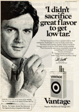 1979 Vintage Print Ad Vantage Peter Accetta NY I didn't sacrifice great flavor