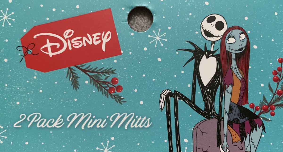 The Nightmare Before Christmas Hat w/attached Mittens Disney Jack Skellington Winter Beanie Hat with Ear Flaps  main image 2