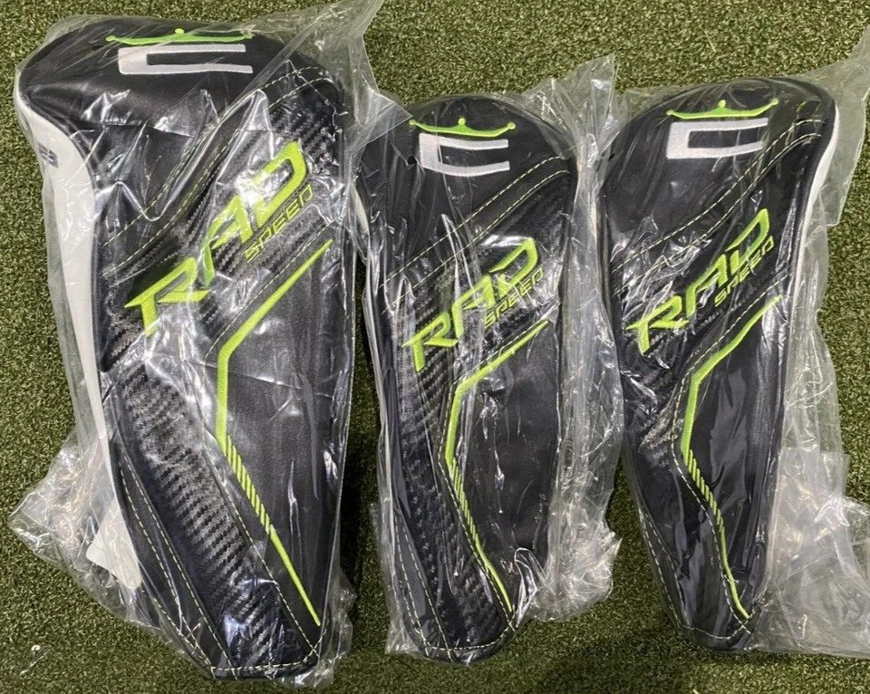 Cubiertas de cabezal Cobra RADSpeed (juego de 3 driver y 2 calles) totalmente nuevas