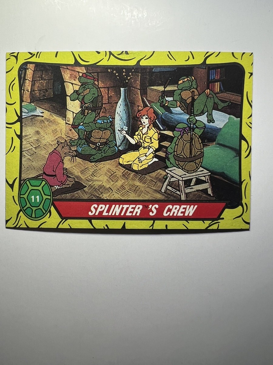 タレントカード 1111 Teenage Mutant Ninja Turtles Trading Card #11 Splinter's Crew | eBay