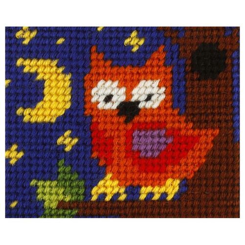 Orchidea My First Embroidery Needlepoint Kit - Owl