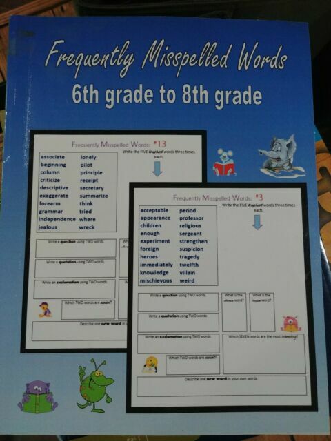 Spelling For Homeschoolers Ser Frequently Misspelled Words 6th Grade To 8th Grade 400 Challenging Spelling Words By C Mahoney 2017 Trade Paperback For Sale Online Ebay