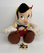 Vtg 80's Disneyland Pinocchio Plush Boy Doll Stuffed Animal Toy Disney World