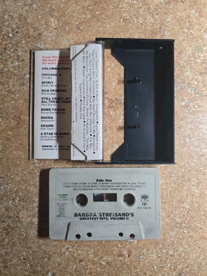 BARBRA STREISAND GREATEST HITS - Volume 2 - Cassette Tape-Columbia Records 1978 Foto 3 de 4