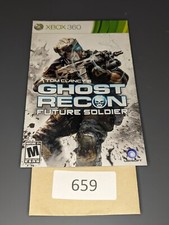 Ghost Recon: Future Soldier Microsoft Xbox 360, 2012  MANUAL ONLY 