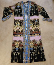 Free People Let's Dance Jacket In Black Open Duster Kimono Women's Size XS