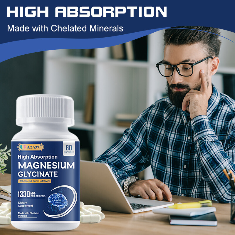 Mantenha-se Vivo Glicinato De Magnésio Puro 500mg Suplemento | Frete Grátis - Foto 4