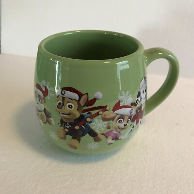2018 Paw Patrol Christmas Holiday Mug Coffee Cup Cocoa -  Mint Green