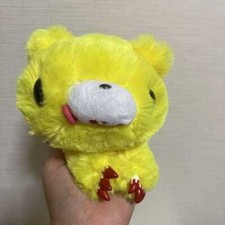 Chax GP Gloomy Bear Plush Mini Laying down CGP-227 Tongue out Yellow