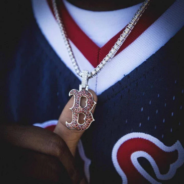 Red 2024 sox necklace
