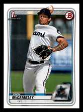 2020 1st Bowman Draft Zach McCambley  Miami Marlins #BD-112 Mint