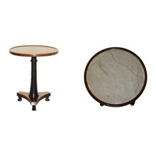 EDITORS CHOICE ANTIQUE ITALIAN MARBLE TOPPED OCCASIONAL CENTRE TABLE LIONS PAW