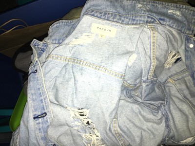 pacsun distressed denim jacket