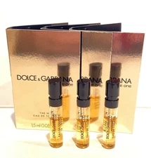 3x D&G The One Dolce Gabbana Women 0.05 oz 1.5 ml Eau De Toilette Spray New