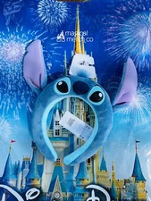 Disney Parks Lilo And Stitch Ears Plush Ear Headband Cosplay NWT