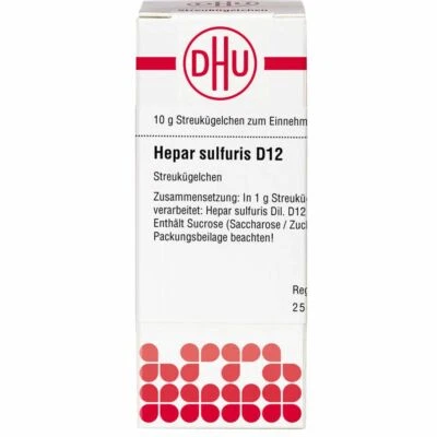 DHU-ARZNEIMITTEL GMBH & CO. KG HEPAR SULFURIS D 12 Globuli 10 g PZN01773075