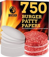 750 Pcs Non Stick Wax Discs 11cm Hamburger Burger Patty Wax Papers