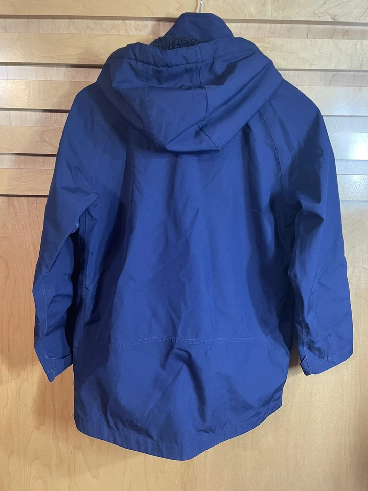 Chaqueta Patagonia Niñas Talla XL Cremallera Completa 4 Frontales Bolsillos Sherpa Aislada Con Capucha Foto 4 de 4