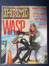 rivista H/M 62/1989 Wasp Robert Plant Exodus Gary Moore Vanilla Fudge  No cd