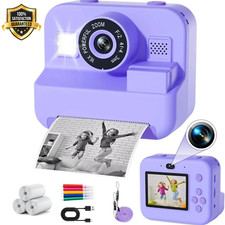 Kids Digital Selfie Camera 1080P HD Instant Print Portable Video Recorder Toys