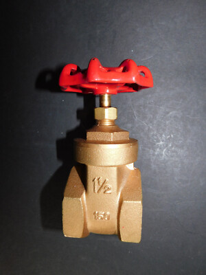 1-1/2'' Diameter Brass Compact Gate Valve - FNPT
