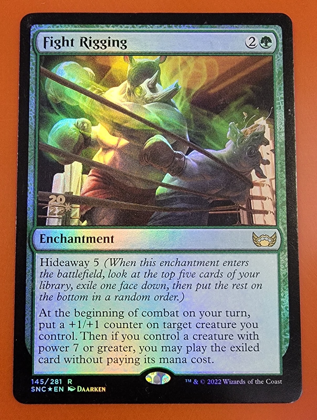 1x Fight Rigging (LP) | FOIL Prerelease | Streets of New Capenna | MTG Magic