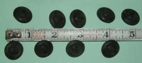 9 Orig.old Marx WHEELS to Banshee & Cutlass or Sabre Jet Air Planes for Playsets