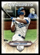 2021 Topps Series 2 Corey Seager  DH Debuts Insert DHD-4 Los Angeles Dodgers
