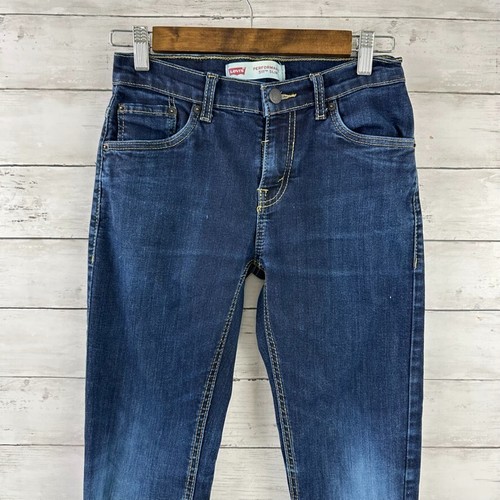 Levi's 511 Performance Slim Blue Jeans Boys Size 14 Reg 27 X 27 (measures 26x27) - Picture 7 of 13