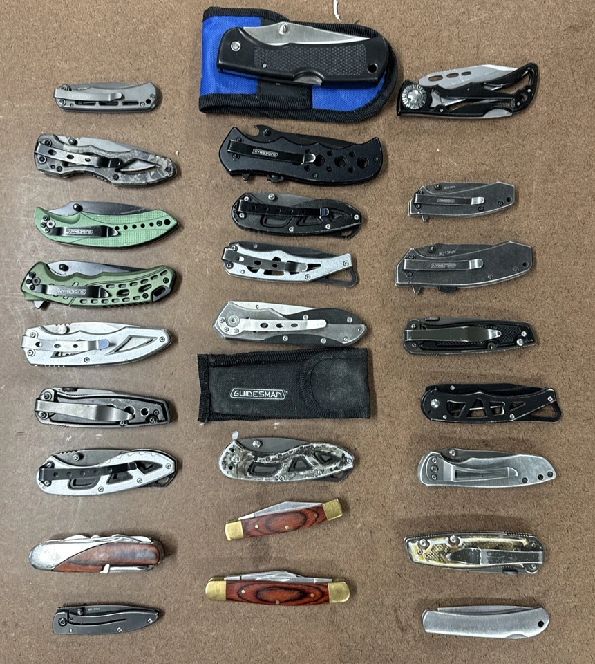 Guidesman Knife Lot / Set Of 25 / No Duplicates - Image 3 of 4