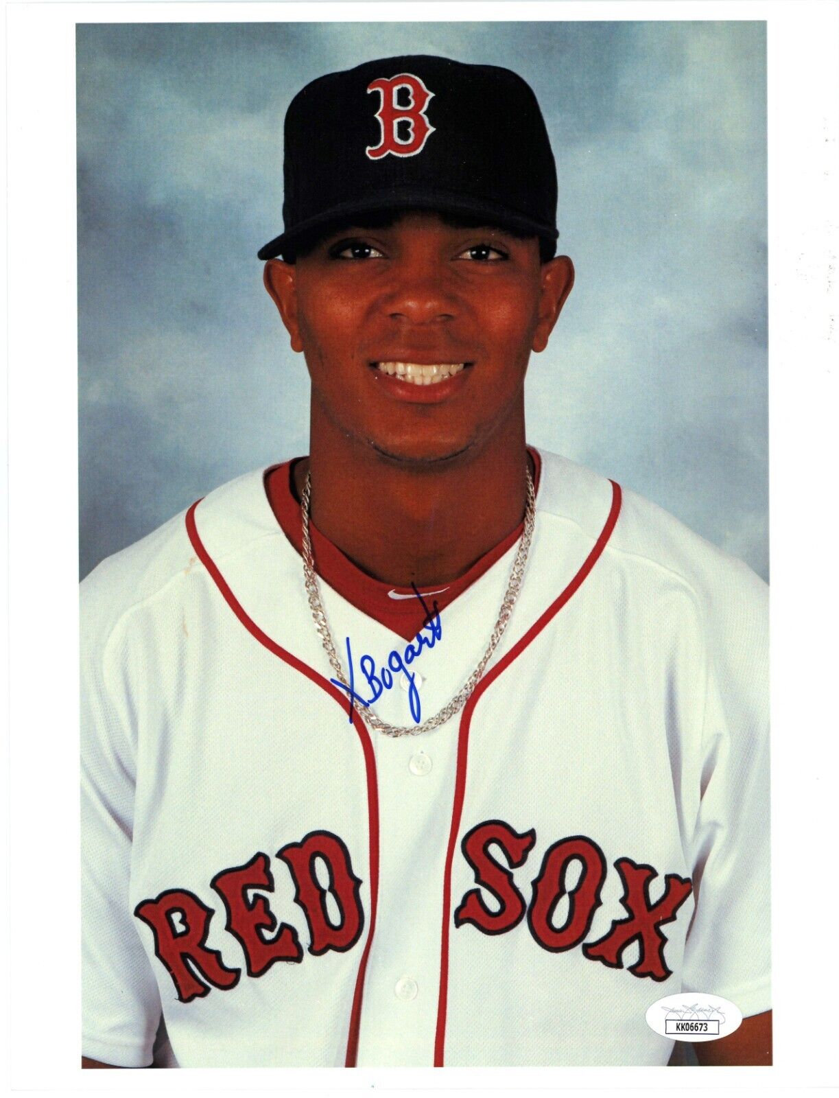 Xander Bogaerts Autograph Signed Red Sox Photo Rookie Signature JSA