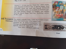 Vintage McDonald  s 1995 VR TROOPERS Complete SET of 4 Toys Sealed 161