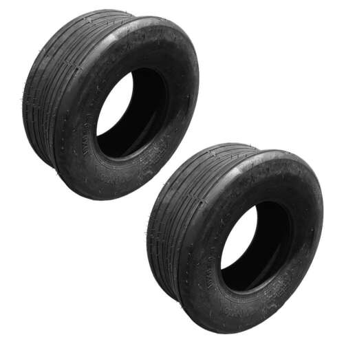 2pcs 16x6.50-8 Rib Lawn Mower Garden Tractor Tires 4PR 16x6.5-8 Tubeless - Picture 1 of 7