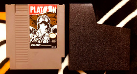 Platoon AND Silent Service for the Nintendo NES.  Cleaned & Tested