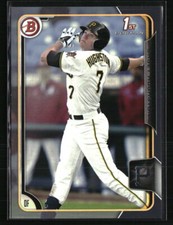 Casey Hughston 2015 Bowman Draft /499 #9 RC Baseball Card